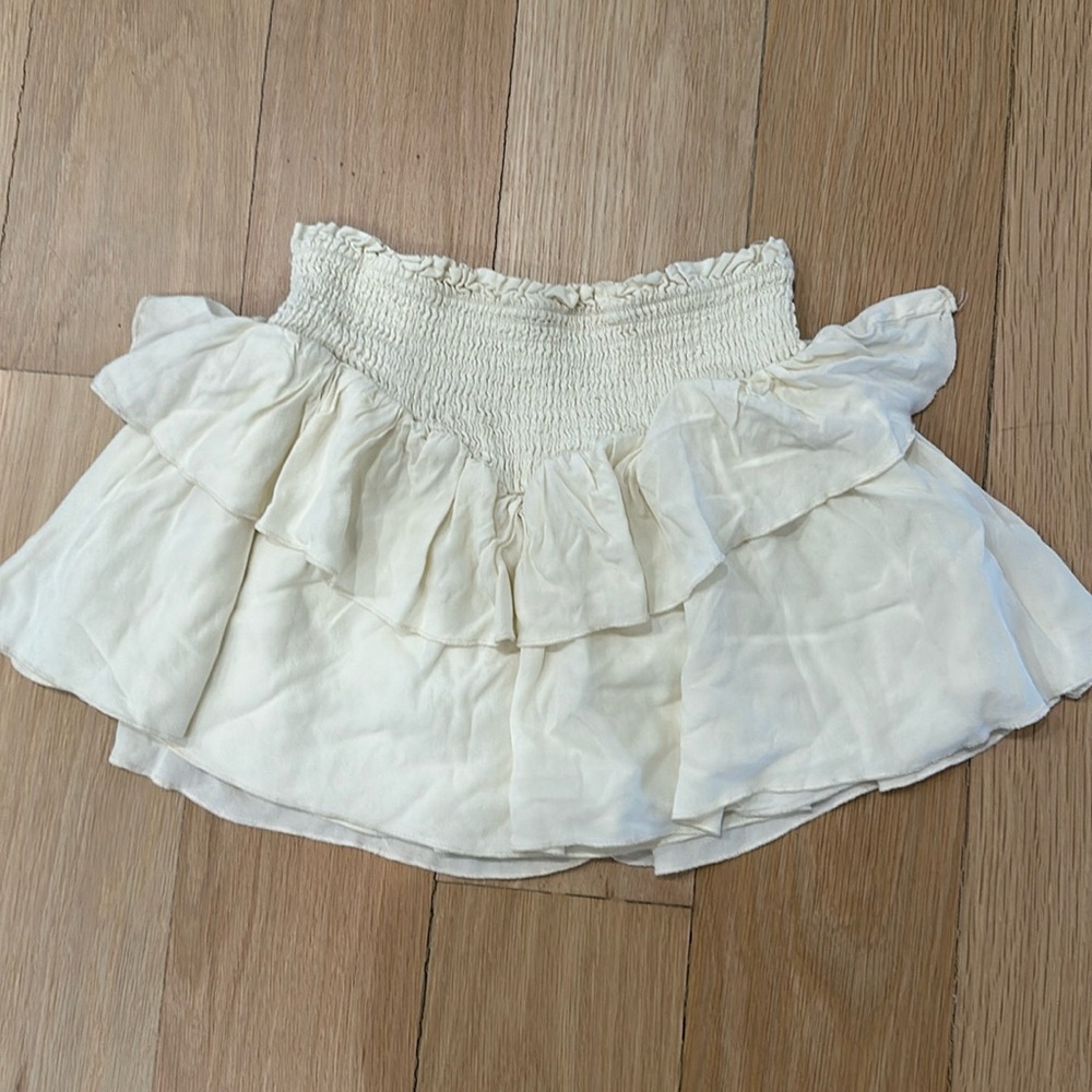 Katie J NYC -cream - tween large skirt